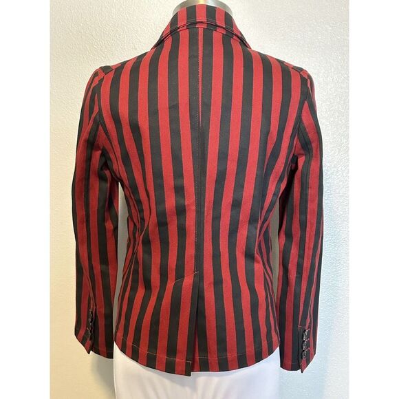 Hell Cat Punks Red Black Jacket Blazer Sz Small - Picture 4 of 7